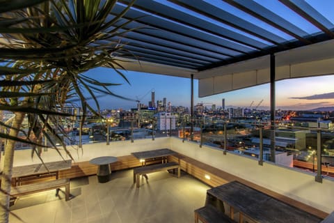 Patio, City view