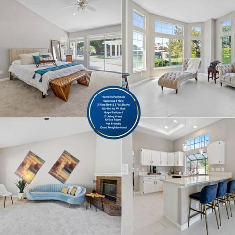 Bed, Kitchen or kitchenette, Living room, Dining area