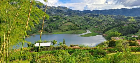 Day, Natural landscape, Mountain view, River view