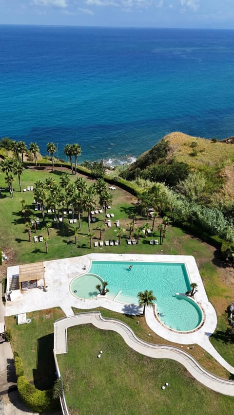 Natural landscape, Bird's eye view, Pool view, Sea view, Swimming pool