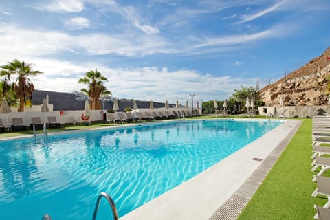 Property building, Living room, Swimming pool