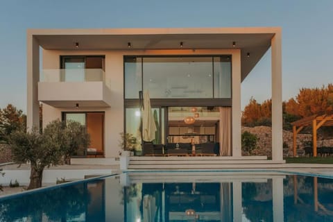 Property building, Patio, Pool view, Swimming pool