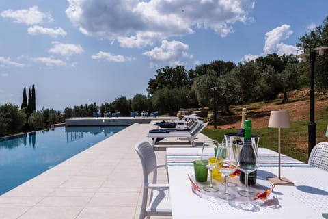 View (from property/room), Swimming pool, sunbed