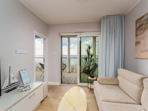 Living room, Seating area, Sea view