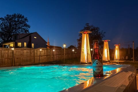 Shelbyville Farmhouse with Hot Tub, Fire Pit and Grill House in Indiana