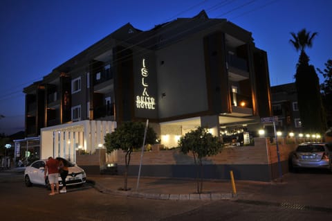 Property building, Sunset