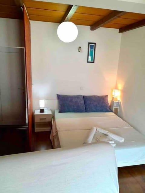 Bed, Photo of the whole room, Bedroom, towels, wardrobe