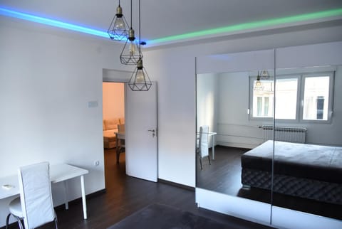 Bed, Bedroom, wardrobe