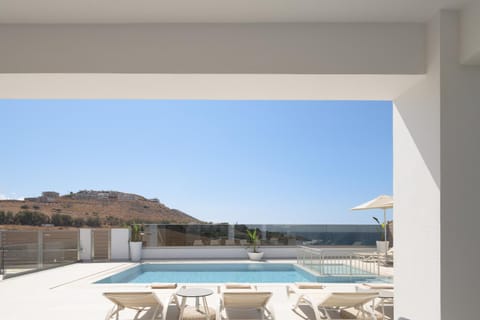 Patio, Day, Natural landscape, View (from property/room), Balcony/Terrace, Pool view, sunbed