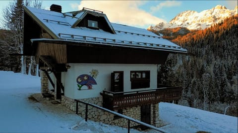 Property building, Day, Natural landscape, Winter, Mountain view