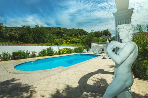 Natural landscape, Swimming pool, sunbed