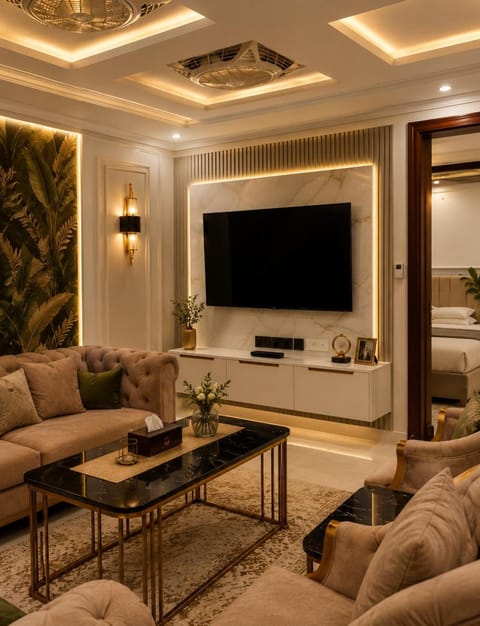 Library, Living room