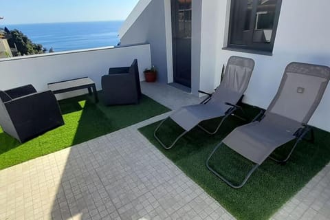 Natural landscape, View (from property/room), Balcony/Terrace, Balcony/Terrace, Sea view, sunbed