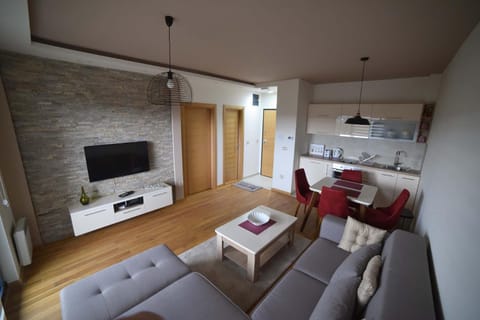 TV and multimedia, Kitchen or kitchenette, Living room, Seating area