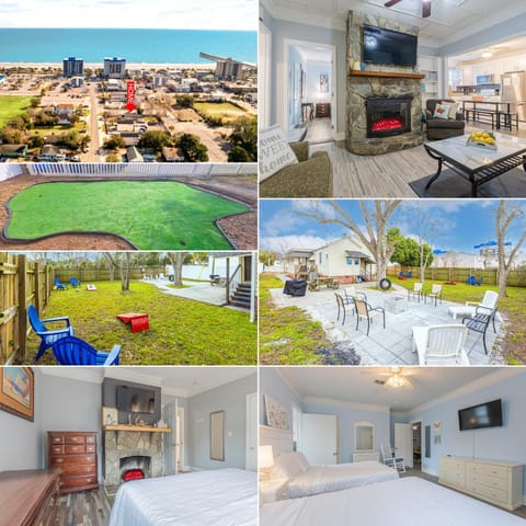 Patio, Bird's eye view, Garden, TV and multimedia, Living room, Beach, Bedroom, fireplace