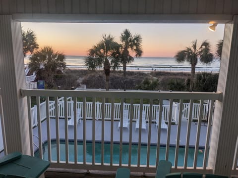 View (from property/room), Balcony/Terrace, Beach, Pool view, Sea view