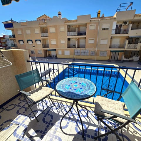 View (from property/room), Balcony/Terrace, Swimming pool