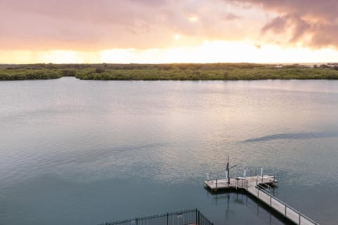 Natural landscape, River view, Sunrise