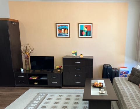 Communal lounge/ TV room, Bed, TV and multimedia, Decorative detail, Seating area