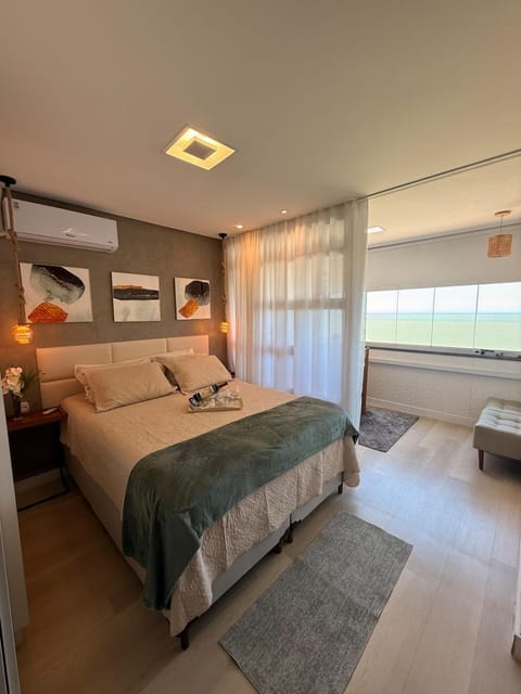 Bed, View (from property/room), Photo of the whole room, Bedroom, air conditioner