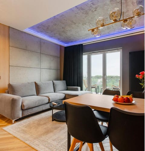 Living room, Seating area, Dining area