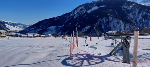 Natural landscape, Skiing, Mountain view