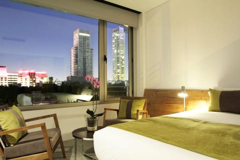 Night, Bedroom, City view