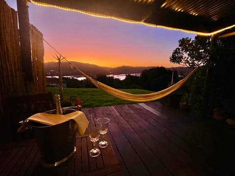 Patio, Natural landscape, View (from property/room), Balcony/Terrace, Lake view, River view, Sunset