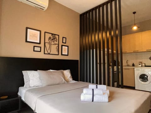 Bed, Photo of the whole room, air conditioner