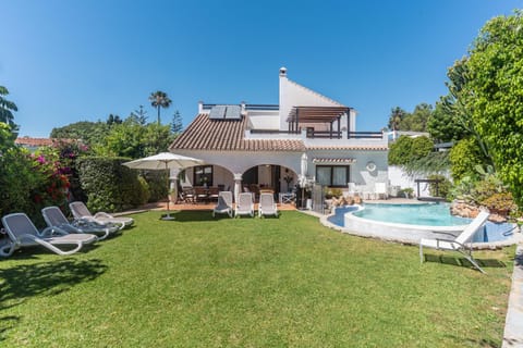 Property building, Living room, Swimming pool