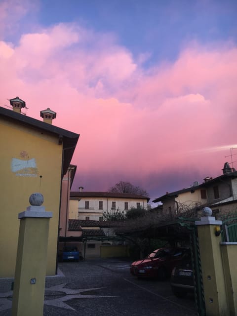Property building, Garden, Sunset, Parking