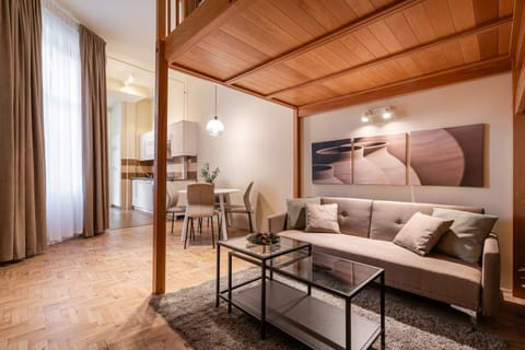 Bed, View (from property/room), Living room, Photo of the whole room, Seating area