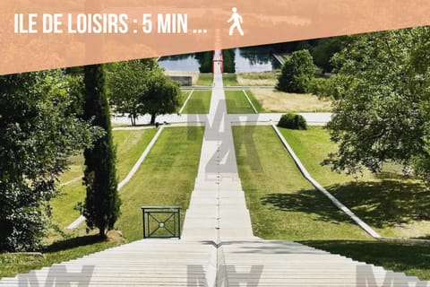 El Cubanito Athéna - Résidence de Standing - 2 Chambres - 4 Couchages - 8 Personnes Max - Parking Privé - Gare à 8 min Apartment in Cergy