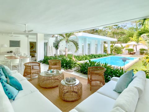 Patio, Pool view