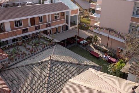 Property building, Garden view