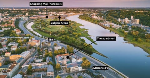 Nearby landmark, Neighbourhood, Bird's eye view, City view, River view, Location, ATM