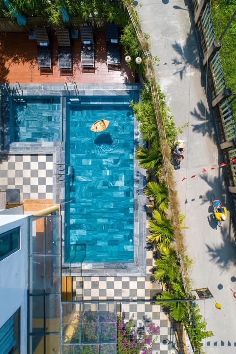 Day, Bird's eye view, Swimming pool, sunbed