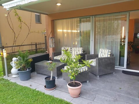 Patio, Seating area, Garden view