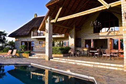 Property building, Patio, Swimming pool