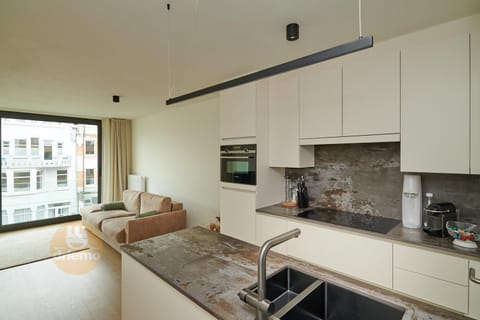 Kitchen or kitchenette, minibar, stove