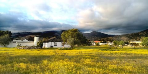 Property building, Spring, Natural landscape, Mountain view