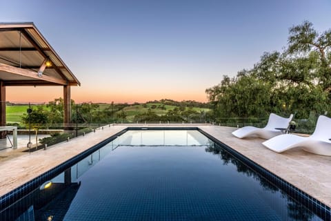Natural landscape, Pool view, Swimming pool, sunbed