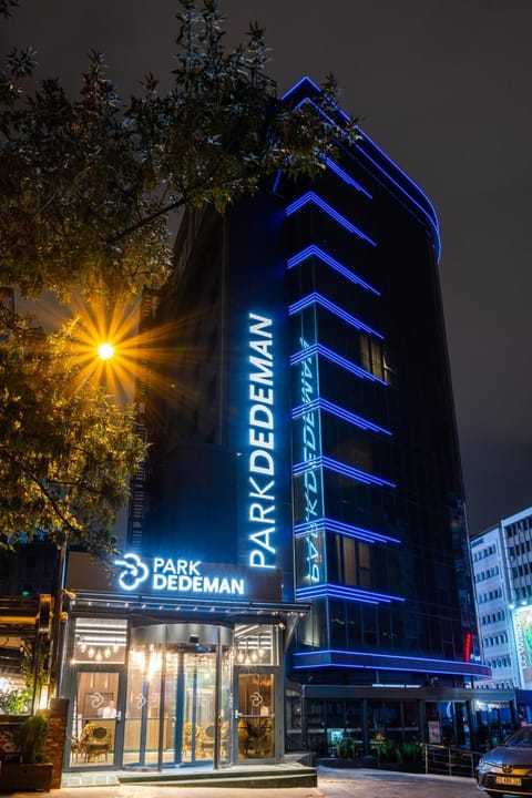 Property building, Night, Street view