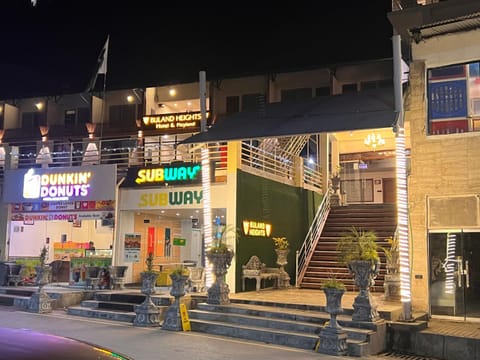Property building, Night, Street view