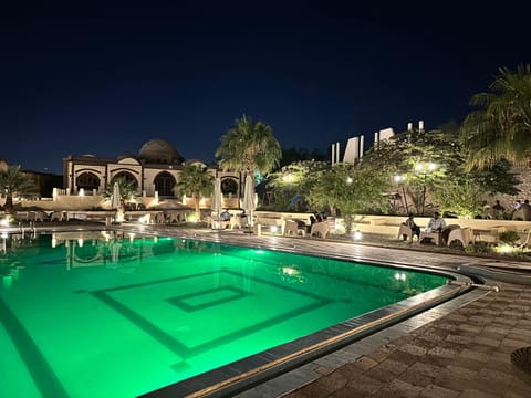 Night, Swimming pool