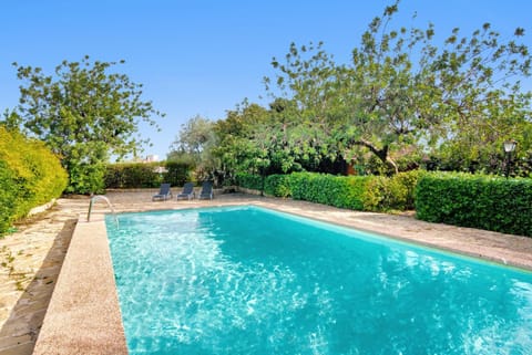 Property building, Living room, Swimming pool