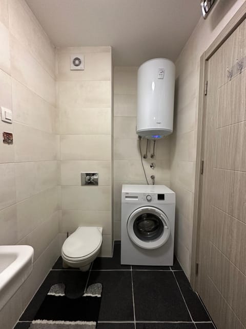 Toilet, Bathroom, washing machine