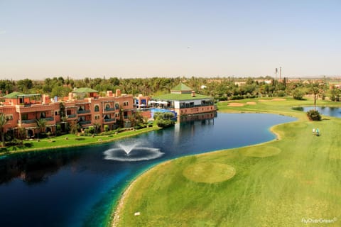 Bird's eye view, Golfcourse, Lake view