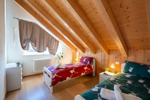 Bed, Night, Photo of the whole room, Floor plan, Bedroom, internet, towels, towels, wardrobe