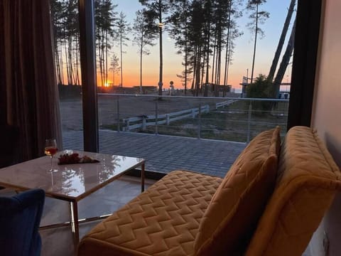 Living room, Seating area, Sunset